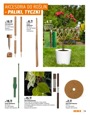 OBI - gazetka promocyjna Katalog Ogród od środy 18.03 do niedzieli 31.05 - strona 145