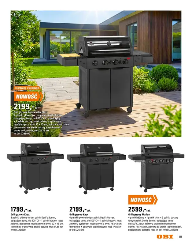 OBI - gazetka promocyjna Katalog Ogród od środy 18.03 do niedzieli 31.05 - strona 51