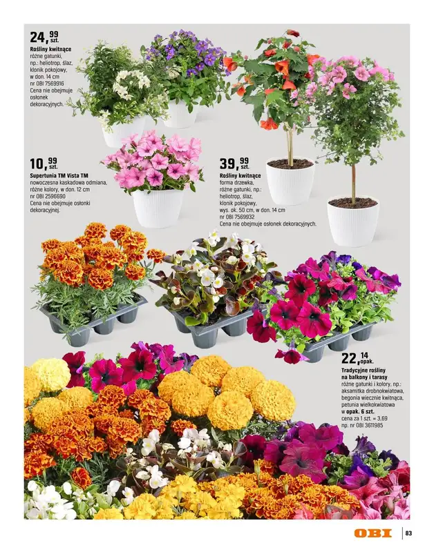 OBI - gazetka promocyjna Katalog Ogród od środy 18.03 do niedzieli 31.05 - strona 83