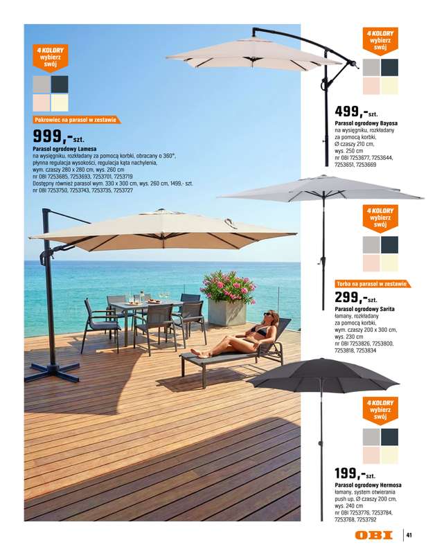 OBI - gazetka promocyjna Katalog Ogród od środy 18.03 do niedzieli 31.05 - strona 41