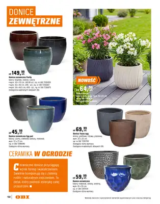 OBI - gazetka promocyjna Katalog Ogród od środy 18.03 do niedzieli 31.05 - strona 132