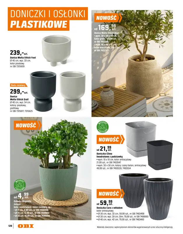 OBI - gazetka promocyjna Katalog Ogród od środy 18.03 do niedzieli 31.05 - strona 120