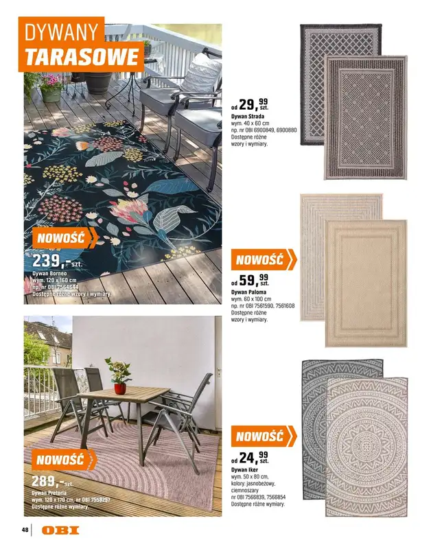 OBI - gazetka promocyjna Katalog Ogród od środy 18.03 do niedzieli 31.05 - strona 48