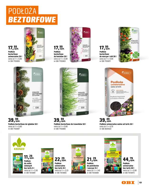 OBI - gazetka promocyjna Katalog Ogród od środy 18.03 do niedzieli 31.05 - strona 151