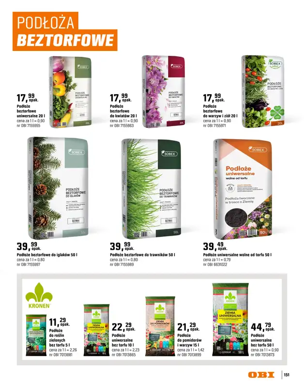 OBI - gazetka promocyjna Katalog Ogród od środy 18.03 do niedzieli 31.05 - strona 151