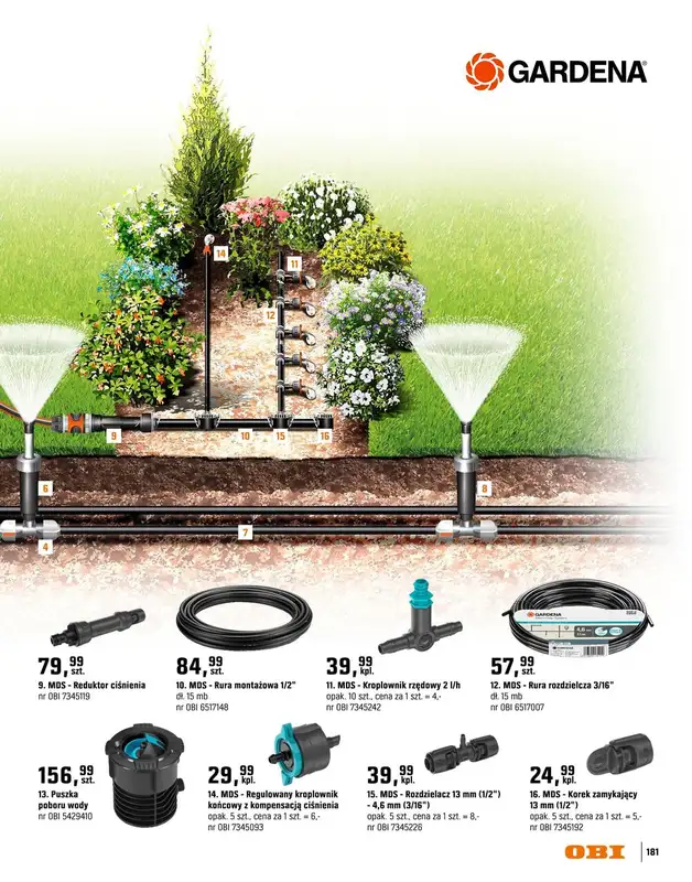 OBI - gazetka promocyjna Katalog Ogród od środy 18.03 do niedzieli 31.05 - strona 181