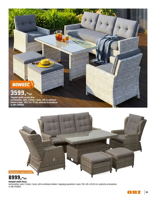 OBI - gazetka promocyjna Katalog Ogród od środy 18.03 do niedzieli 31.05 - strona 19