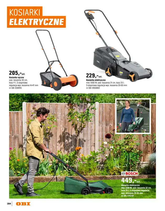 OBI - gazetka promocyjna Katalog Ogród od środy 18.03 do niedzieli 31.05 - strona 204