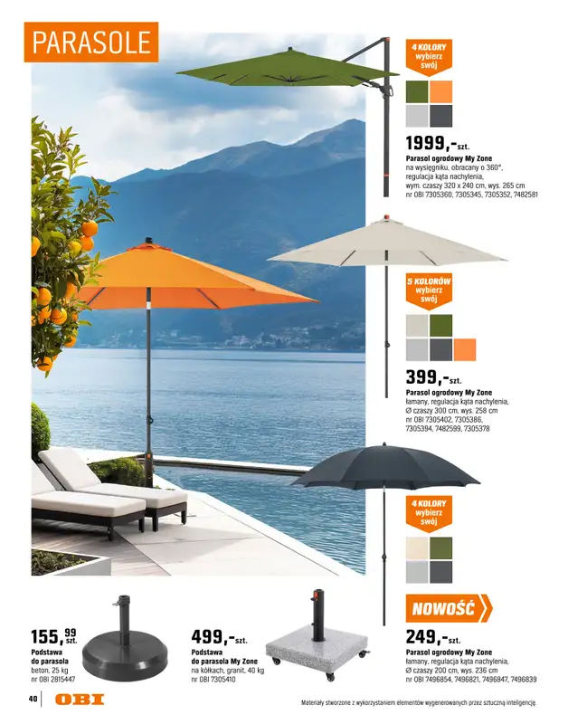 OBI - gazetka promocyjna Katalog Ogród od środy 18.03 do niedzieli 31.05 - strona 40