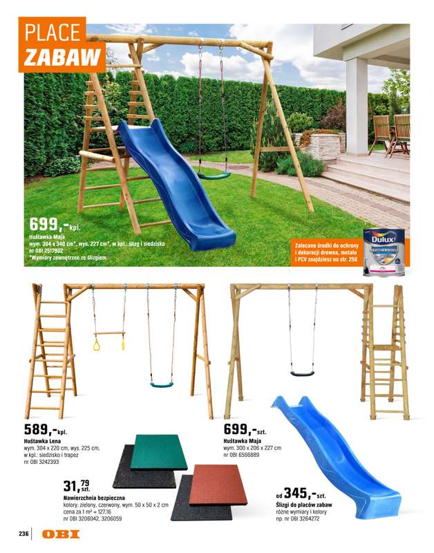 OBI - gazetka promocyjna Katalog Ogród od środy 18.03 do niedzieli 31.05 - strona 236