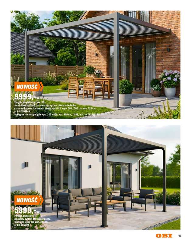 OBI - gazetka promocyjna Katalog Ogród od środy 18.03 do niedzieli 31.05 - strona 47