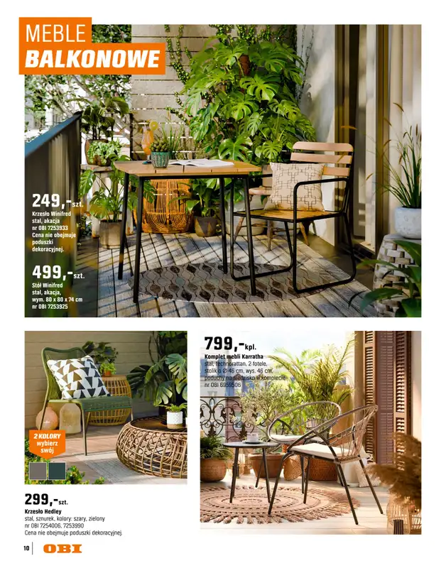 OBI - gazetka promocyjna Katalog Ogród od środy 18.03 do niedzieli 31.05 - strona 10