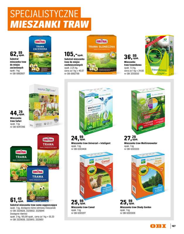 OBI - gazetka promocyjna Katalog Ogród od środy 18.03 do niedzieli 31.05 - strona 167
