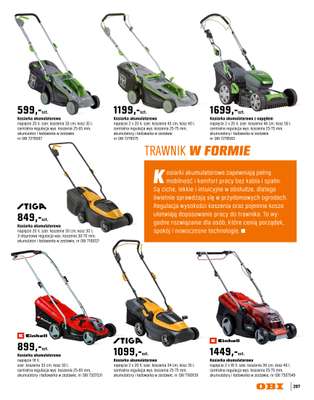 OBI - gazetka promocyjna Katalog Ogród od środy 18.03 do niedzieli 31.05 - strona 207