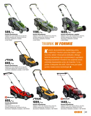 OBI - gazetka promocyjna Katalog Ogród od środy 18.03 do niedzieli 31.05 - strona 207