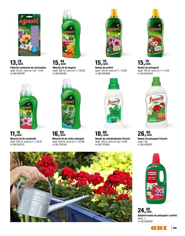 OBI - gazetka promocyjna Katalog Ogród od środy 18.03 do niedzieli 31.05 - strona 169