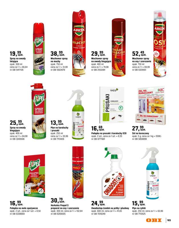 OBI - gazetka promocyjna Katalog Ogród od środy 18.03 do niedzieli 31.05 - strona 165