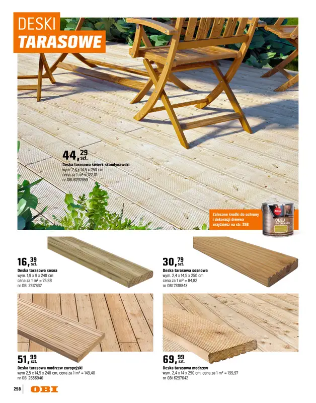 OBI - gazetka promocyjna Katalog Ogród od środy 18.03 do niedzieli 31.05 - strona 258