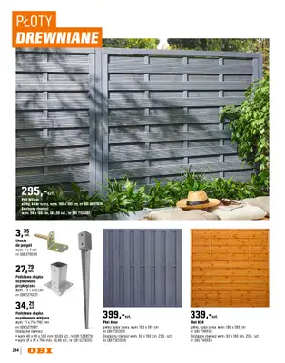 OBI - gazetka promocyjna Katalog Ogród od środy 18.03 do niedzieli 31.05 - strona 244