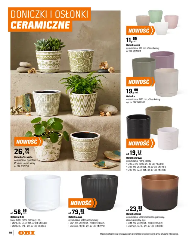 OBI - gazetka promocyjna Katalog Ogród od środy 18.03 do niedzieli 31.05 - strona 118