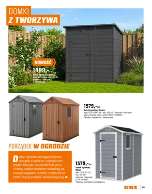 OBI - gazetka promocyjna Katalog Ogród od środy 18.03 do niedzieli 31.05 - strona 231