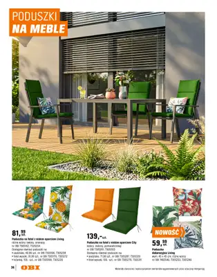 OBI - gazetka promocyjna Katalog Ogród od środy 18.03 do niedzieli 31.05 - strona 36