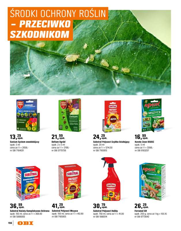 OBI - gazetka promocyjna Katalog Ogród od środy 18.03 do niedzieli 31.05 - strona 156