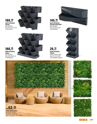 OBI - gazetka promocyjna Katalog Ogród od środy 18.03 do niedzieli 31.05 - strona 273