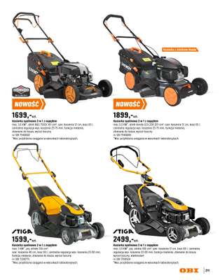 OBI - gazetka promocyjna Katalog Ogród od środy 18.03 do niedzieli 31.05 - strona 211