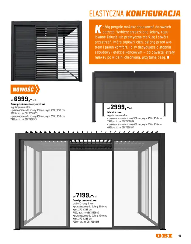 OBI - gazetka promocyjna Katalog Ogród od środy 18.03 do niedzieli 31.05 - strona 45