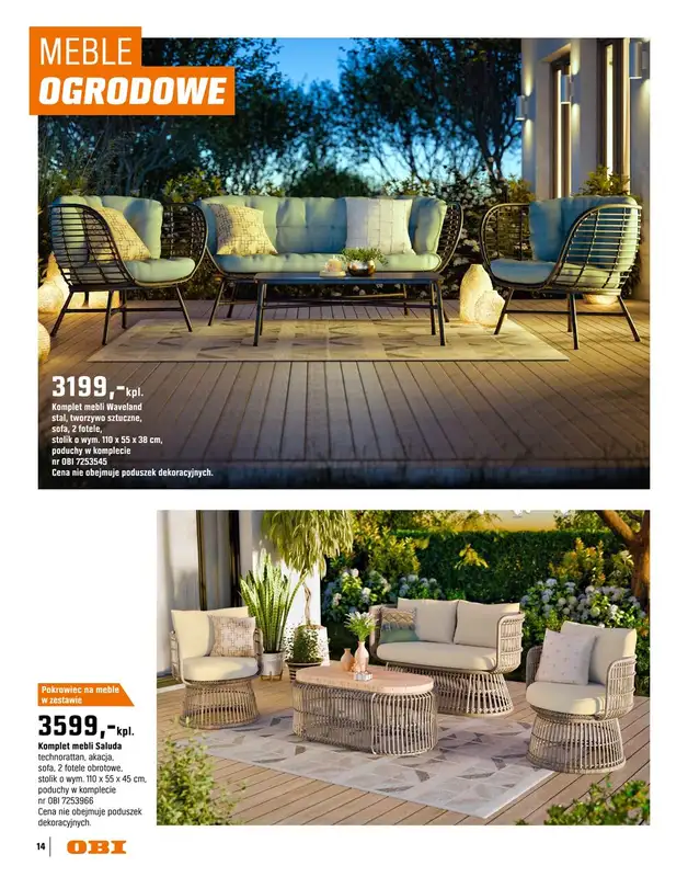 OBI - gazetka promocyjna Katalog Ogród od środy 18.03 do niedzieli 31.05 - strona 14