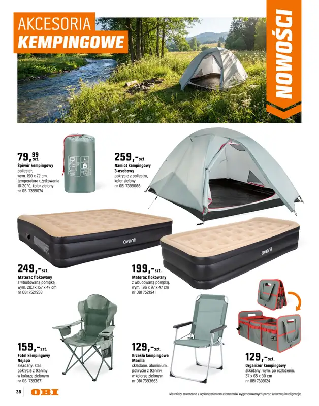 OBI - gazetka promocyjna Katalog Ogród od środy 18.03 do niedzieli 31.05 - strona 38