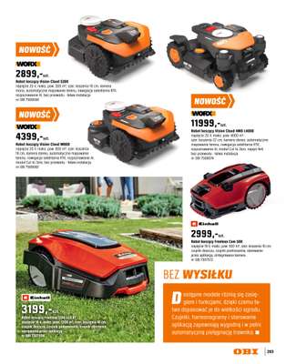 OBI - gazetka promocyjna Katalog Ogród od środy 18.03 do niedzieli 31.05 - strona 203