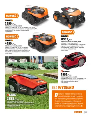 OBI - gazetka promocyjna Katalog Ogród od środy 18.03 do niedzieli 31.05 - strona 203