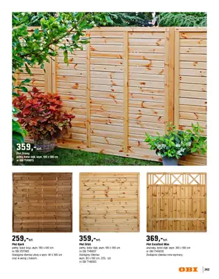 OBI - gazetka promocyjna Katalog Ogród od środy 18.03 do niedzieli 31.05 - strona 243