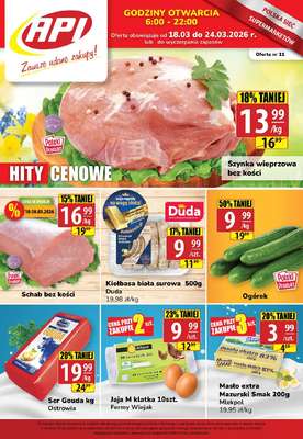 API Market - gazetka promocyjna Gazetka od środy 18.03 do wtorku 24.03