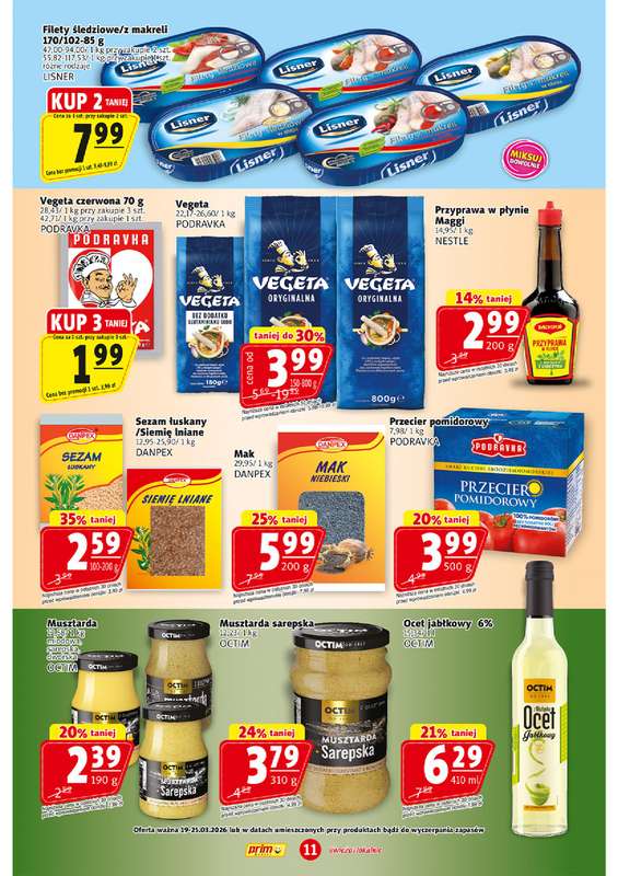Prim Market - gazetka promocyjna Gazetka od czwartku 19.03 do środy 25.03 - strona 11