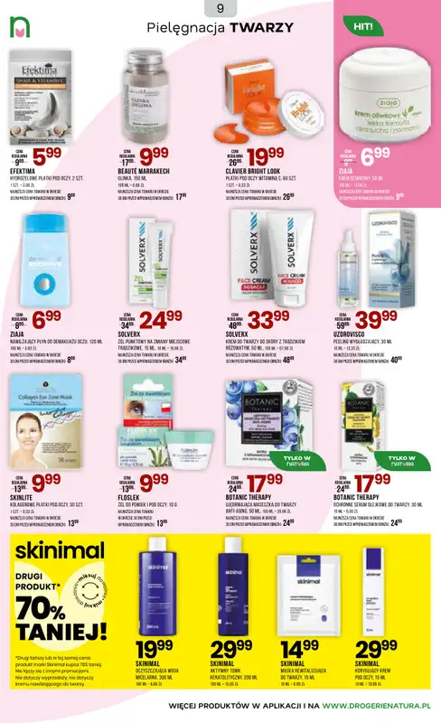 Drogerie Natura - gazetka promocyjna Gazetka od środy 18.03 do poniedziałku 30.03 - strona 9