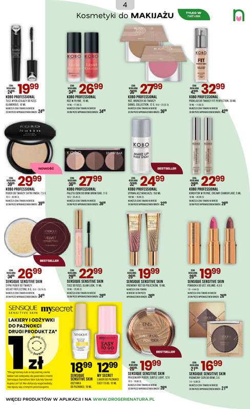 Drogerie Natura - gazetka promocyjna Gazetka od środy 18.03 do poniedziałku 30.03 - strona 4