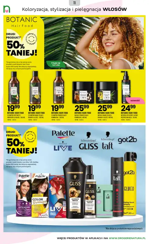 Drogerie Natura - gazetka promocyjna Gazetka od środy 18.03 do poniedziałku 30.03 - strona 11