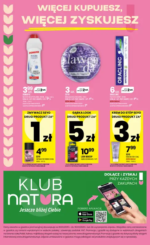 Drogerie Natura - gazetka promocyjna Gazetka od środy 18.03 do poniedziałku 30.03 - strona 16