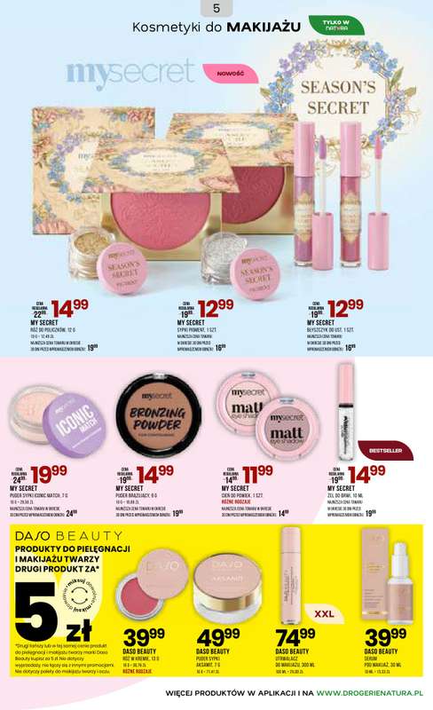 Drogerie Natura - gazetka promocyjna Gazetka od środy 18.03 do poniedziałku 30.03 - strona 5