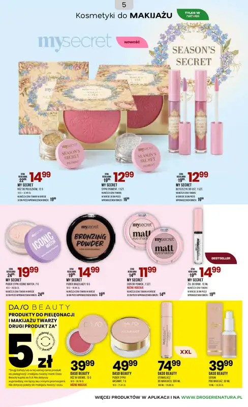 Drogerie Natura - gazetka promocyjna Gazetka od środy 18.03 do poniedziałku 30.03 - strona 5