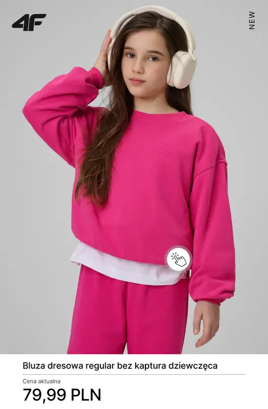 4F - gazetka promocyjna Nowości dla dzieci na wiosnę – od 29,99 zł od środy 18.03  - strona 8