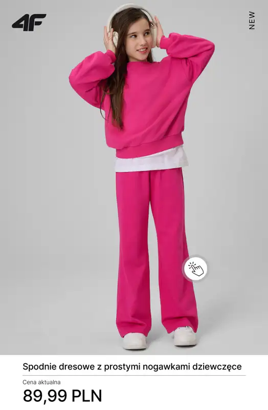 4F - gazetka promocyjna Nowości dla dzieci na wiosnę – od 29,99 zł od środy 18.03  - strona 4