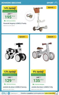 ERLI - gazetka promocyjna Rowery, hulajnogi i bieżnie taniej do -25%! od piątku 20.03 do niedzieli 22.03 - strona 10