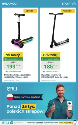 ERLI - gazetka promocyjna Rowery, hulajnogi i bieżnie taniej do -25%! od piątku 20.03 do niedzieli 22.03 - strona 12