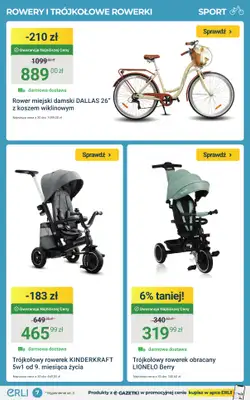 ERLI - gazetka promocyjna Rowery, hulajnogi i bieżnie taniej do -25%! od piątku 20.03 do niedzieli 22.03 - strona 7