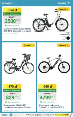 ERLI - gazetka promocyjna Rowery, hulajnogi i bieżnie taniej do -25%! od piątku 20.03 do niedzieli 22.03 - strona 6