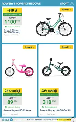 ERLI - gazetka promocyjna Rowery, hulajnogi i bieżnie taniej do -25%! od piątku 20.03 do niedzieli 22.03 - strona 8